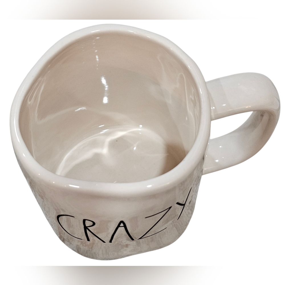 Rae Dunn Ceramic Mug With The Word "Crazy" On The Front. Like New! - Picture 2 of 4